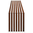 Gridiron Large Wood Inlay Bench