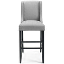 Baron Bar Stool Upholstered Fabric Set of 2