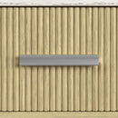 Cambrie Buffet with LED and Power in Off-White and Natural