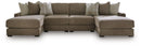 Camellia-Court Double Chaise Sectional - Michael's Discount Furniture