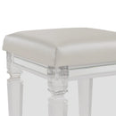 Twenty Nine Dressing Set w/LED & USB Plug in White with Stool