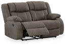 First Base Reclining Loveseat - Michael's Discount Furniture