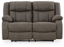 First Base Reclining Loveseat - Michael's Discount Furniture