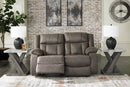 First Base Reclining Loveseat - Michael's Discount Furniture