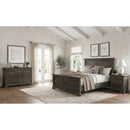 Park Ridge Bedroom Set with 2 Nightstands in Charcoal