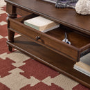 Bellevue Rectangular Coffee Table with Casters - Michael's Discount Furniture