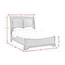 Phillipe Bed in Cherry