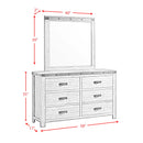 Wade Youth 6 Drawer Dresser & Mirror Set