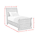 Park Ridge Sleigh Storage Bed
