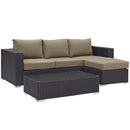 Convene 3 Piece Outdoor Patio Sofa Set