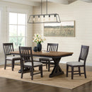 Montrose Dining Set in Espresso and Brown
