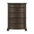 Brunswick 5-Drawer Chest in Mahogany