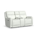 Alister Latitudes Power Gliding Loveseat with Console, Power Headrests & Lumbar - 5000008406 - Michael's Discount Furniture