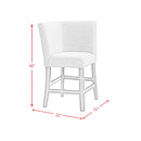 Seneca Counter Height Dining Set in Brown-Table and Four Chairs