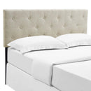 Terisa King Upholstered Fabric Headboard