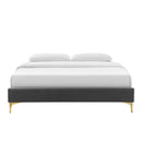 Sutton Full Performance Velvet Bed Frame