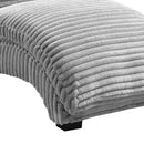 Dominick II Chaise in Masis Silver