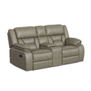 Engage 2PC Living Room Set in Corral Grey-Sofa & Loveseat