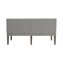 Gramercy Dining Three Seat Sofa w/Seven Pillows