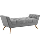 Response Medium Upholstered Fabric Bench