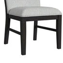 Transcend Standard Height Dining Set in Charcoal-Table and Four Chairs
