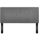 Taylor King and California King Upholstered Linen Fabric Headboard
