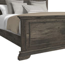 Park Ridge Panel Bed in Charcoal