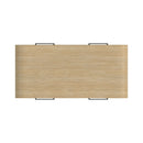 Ridgemont Coffee Table with Casters/Push Through Drawer