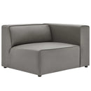 Mingle Vegan Leather 3-Piece Sectional Sofa