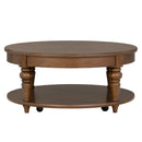 Bellevue Round Coffee Table with Casters