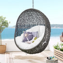 Hide Outdoor Patio Swing Chair With Stand