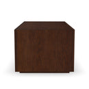 Waterfall Rectangular Coffee Table with Casters - 5000007677 - Michael's Discount Furniture