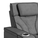 Blitz Motion Loveseat with Console, and LED