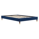 Elise King Performance Velvet Platform Bed