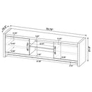 Burke TV Stand - Michael's Discount Furniture