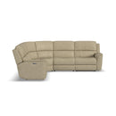 Henry Latitudes Power Reclining Sectional with Power Headrest & Lumbar - 5000-1041-SECTPH-94680 - Michael's Discount Furniture