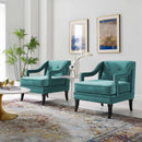Concur Living Room Set Performance Velvet Set of 2