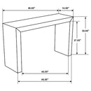 Odilia Console Table - Michael's Discount Furniture