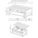 Payne Mobile Lift-Top Coffee Table - Michael's Discount Furniture