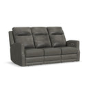 Maxwell Latitudes Power Reclining Sofa with Power Headrests and Lumbar - 5000008292 - Michael's Discount Furniture