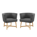 Anders Accent Chair Upholstered Fabric Set of 2