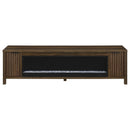 Carey TV Stand Fireplace Console - Michael's Discount Furniture