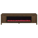 Carey TV Stand Fireplace Console - Michael's Discount Furniture
