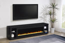 Deiter TV Stand Fireplace Console - Michael's Discount Furniture