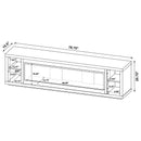 Deiter TV Stand Fireplace Console - Michael's Discount Furniture