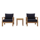 Marina 3 Piece Outdoor Patio Teak Set