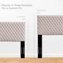 Angela Twin Performance Velvet Headboard