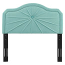 Kristin Pleated Performance Velvet Twin Headboard
