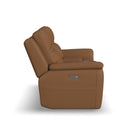 Sawyer Pwr Recl Loveseat w/ Console, Pwr Hdrsts, Lumbar - Michael's Discount Furniture