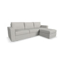 Flex Sofa with Wide Arm and Ottoman - Michael's Discount Furniture